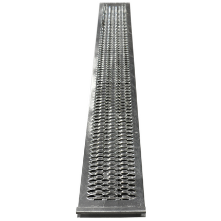 Cantonal Oprijplaat staal 1 stuk - 244x30x7,5 cm - 1100 kg