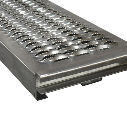 Cantonal Oprijplaat staal 1 stuk - 244x30x7,5 cm - 1100 kg