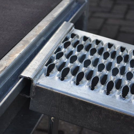 Cantonal Oprijplaat staal 1 stuk - 244x30x7,5 cm - 1100 kg