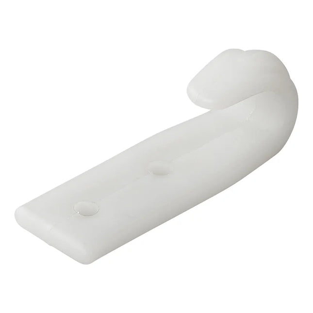 Cantonal Opschroefbare kunststof haak - 65x20 mm - 1 stuk