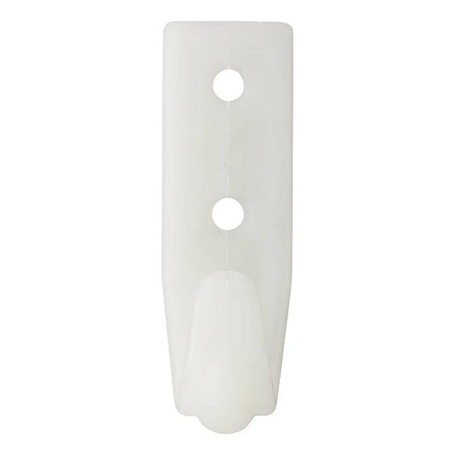 Cantonal Opschroefbare kunststof haak - 65x20 mm - 1 stuk