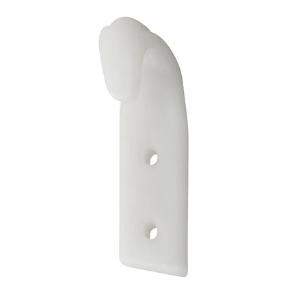 Cantonal Opschroefbare kunststof haak - 65x20 mm - 1 stuk