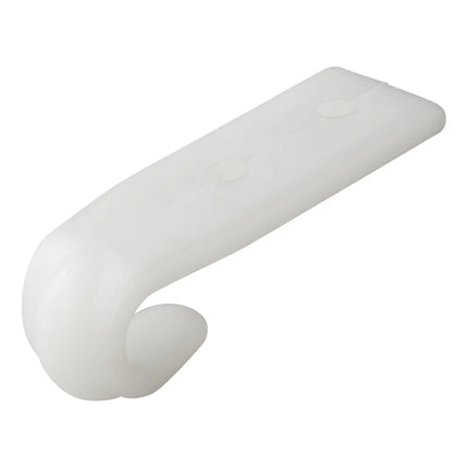 Cantonal Opschroefbare kunststof haak - 65x20 mm - 1 stuk