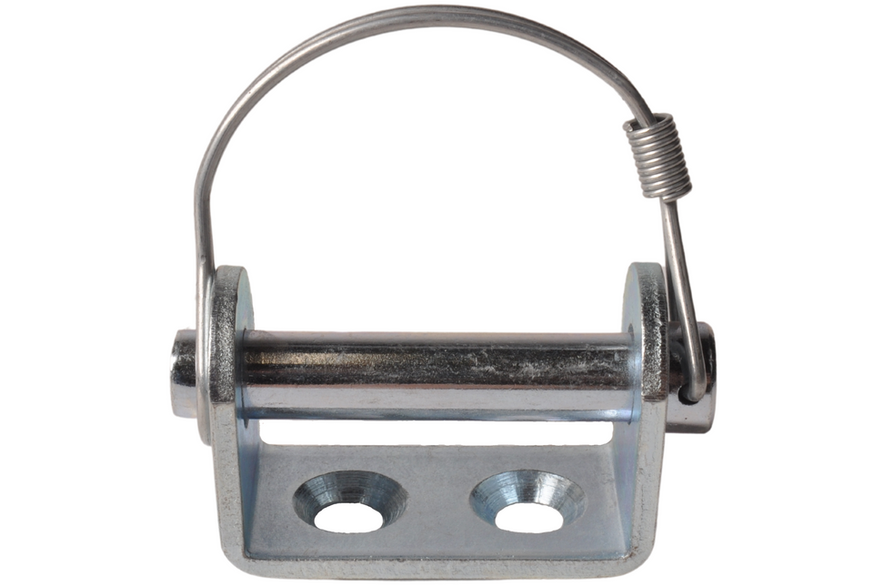 Cantonal Opschroefbare scharnierhouder + borgpen voor achterbord scharnier