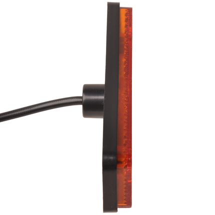 Cantonal oranje/gele markeringslamp 100x34,5x21 mm - inclusief 10 cm 2 aderige draad