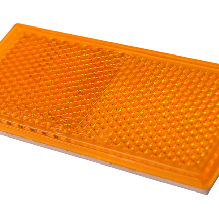 Cantonal Oranje/gele reflector 82x36 mm zelfklevend - 343767