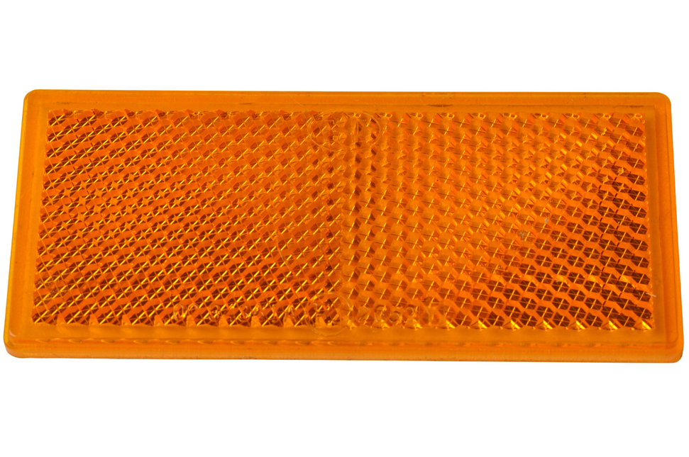Cantonal Oranje/gele reflector 82x36 mm zelfklevend - 343767
