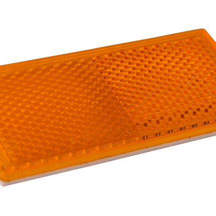 Cantonal Oranje/gele reflector 82x36 mm zelfklevend - 343767