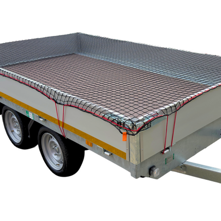 Cantonal Premium aanhangernet - maasnet - 570x350 cm - inclusief elastiek rondom - UV bestendig
