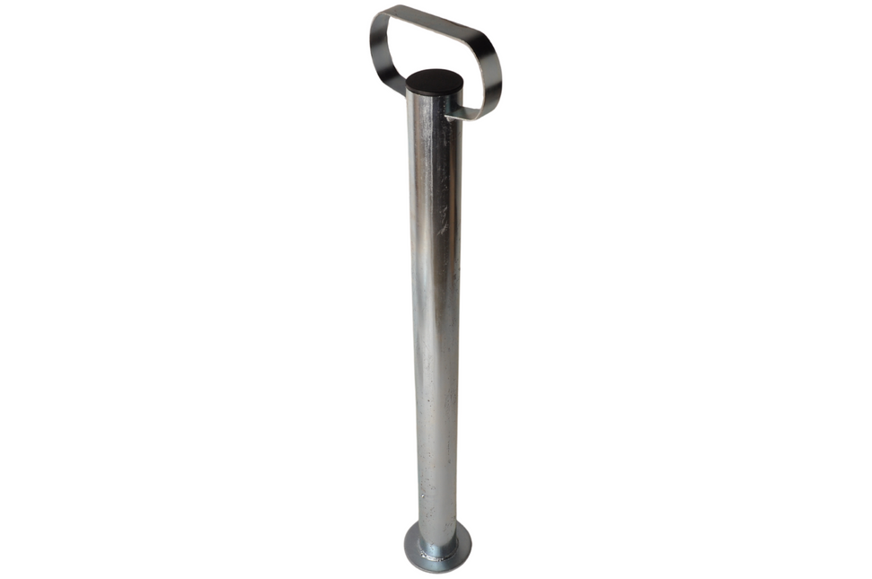 Cantonal Premium stalen steunpoot met handvat - 700 mm hoog - 48 mm buisdiameter