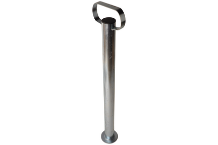 Cantonal Premium stalen steunpoot met handvat - 700 mm hoog - 48 mm buisdiameter