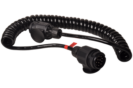 Cantonal Premium verloop spiraalkabel - 2x 13-polige stekker - 90 tot 250 cm - 13 aderig
