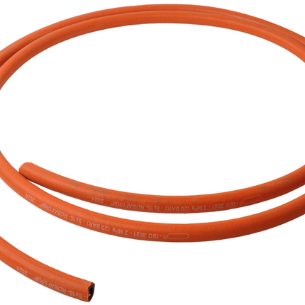 Cantonal Propaanslang/gasslang - oranje - 8 mm binnendiameter - 15 mm buitendiameter