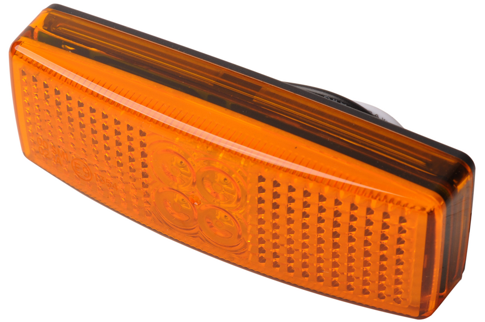 Cantonal Rechthoekige zijmarkeringslamp - oranje/gele markeringslamp - losse draad aansluiting - LED