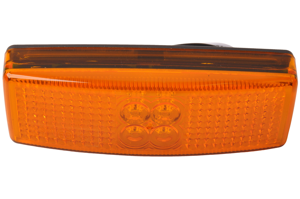 Cantonal Rechthoekige zijmarkeringslamp - oranje/gele markeringslamp - losse draad aansluiting - LED