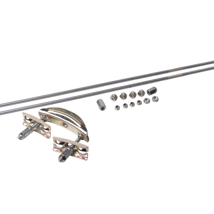 Cantonal Remgarnituur Tandemas M10 2 mtr lengte draadeind compleet