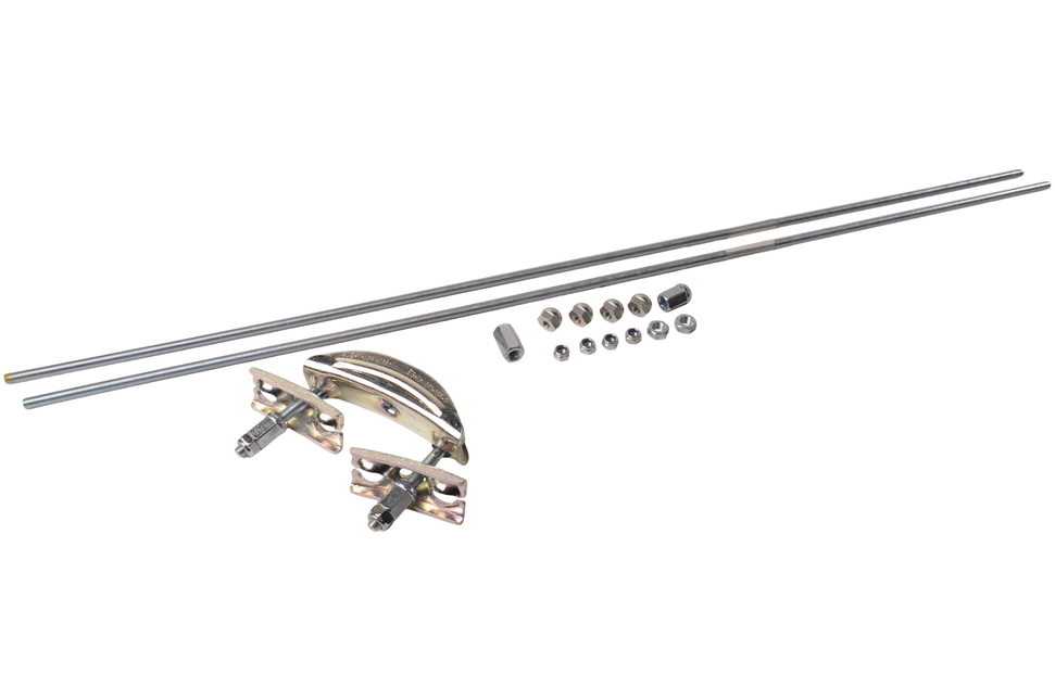 Cantonal Remgarnituur Tandemas M10 2 mtr lengte draadeind compleet