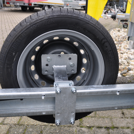 Cantonal Reservewielhouder voor disselmontage - vanaf 10 inch