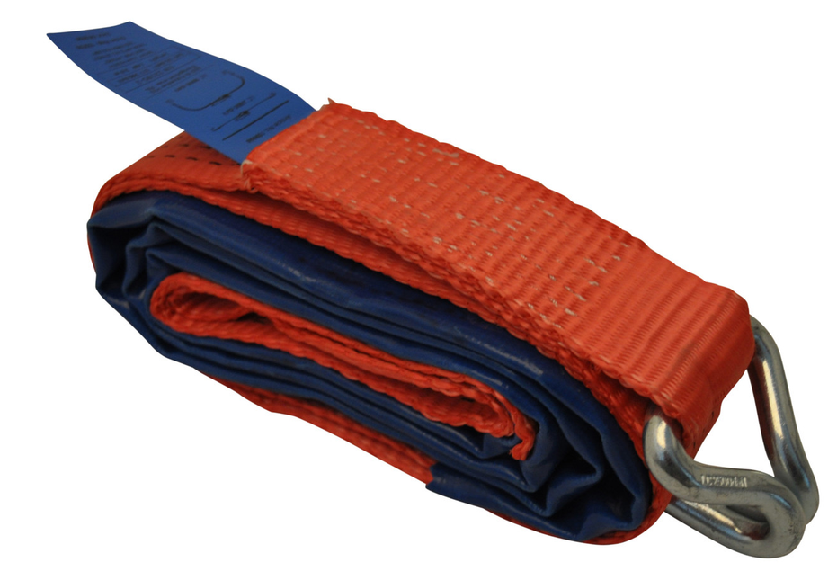 Cantonal Rode spanband voor autotransporter 3400x50 mm - word  geleverd zonder haak