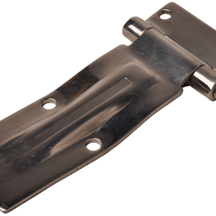 Cantonal RVS gebogen deur scharnier 180mm
