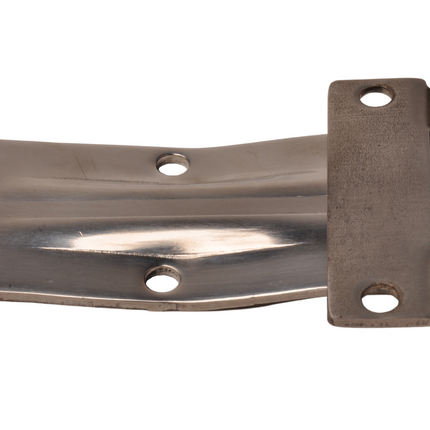 Cantonal RVS gebogen deur scharnier 180mm