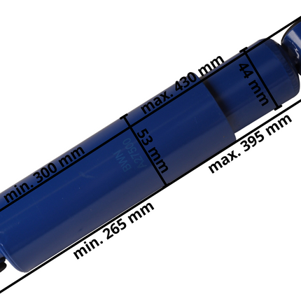 Cantonal Schokdemper 1400-2500kg as 53/44mm