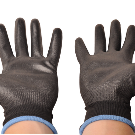 Cantonal Set van 12 Griphandschoenen PU-flex met ventilerende rugzijde
