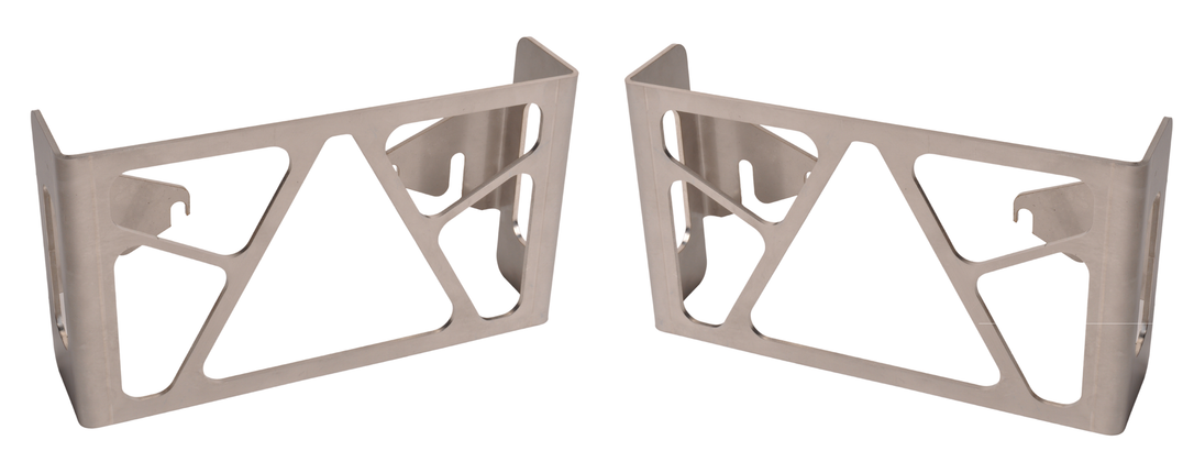Cantonal Set van 2 aanhanger achterlicht beschermrekken Multipoint 5  - 245x140x65 mm - RVS
