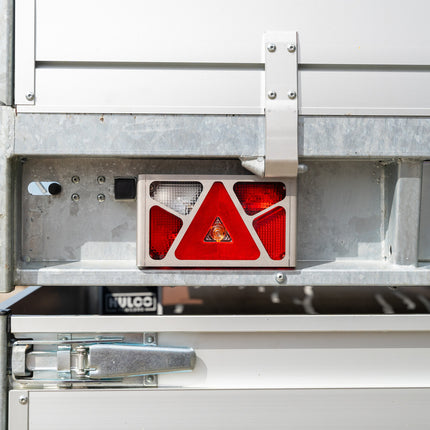 Cantonal Set van 2 aanhanger achterlicht beschermrekken Multipoint 5  - 245x140x65 mm - RVS