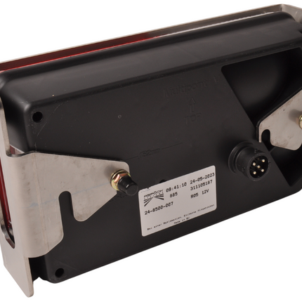 Cantonal Set van 2 aanhanger achterlicht beschermrekken Multipoint 5  - 245x140x65 mm - RVS