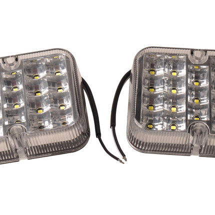 Cantonal Set van 2 achteruitrijlampen - 100x80x28 mm - LED