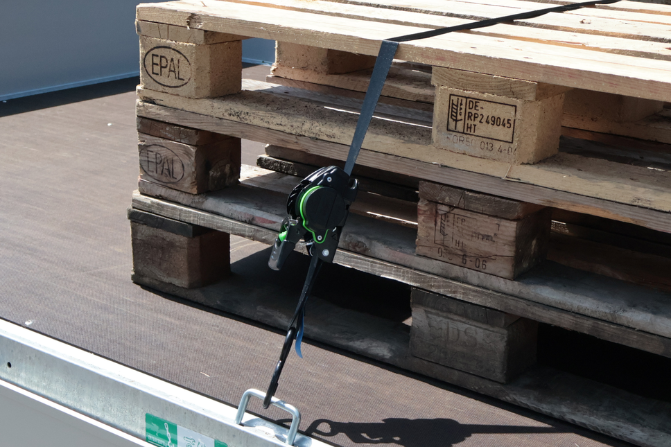 Cantonal Set van 2 automatisch oprollende spanbanden - 300x2,5 cm - 600 kg - S-haken - waterdicht
