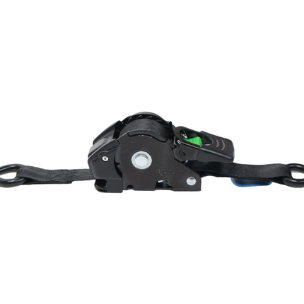 Cantonal Set van 2 automatisch oprollende spanbanden met waterdichte behuizing - 300x2,5 cm - 600 kg - S-haken