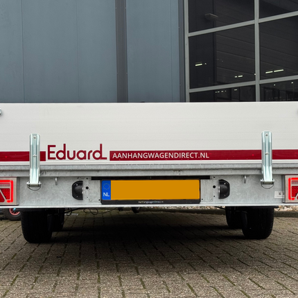 Cantonal Set van 2 beschermrekken Multiled 4 - 253x141x63,7 mm - met vrije driehoek - RVS materiaal