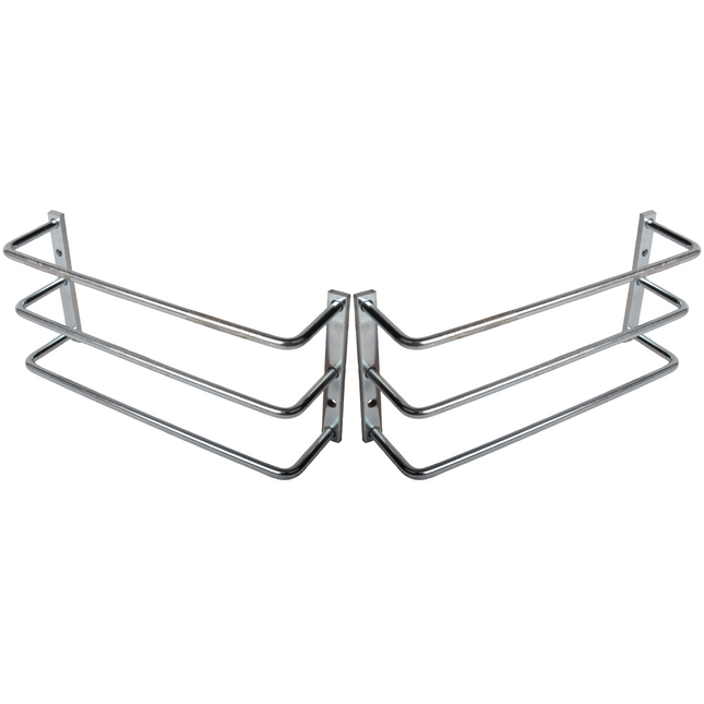 Cantonal Set van 2 beschermrekken - staal - 260x170x80 mm - o.a. geschikt voor Aspock Multipoint
