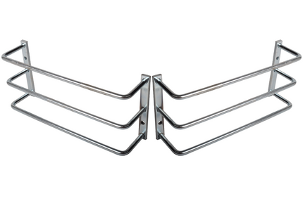 Cantonal Set van 2 beschermrekken - staal - 260x170x80 mm - o.a. geschikt voor Aspock Multipoint