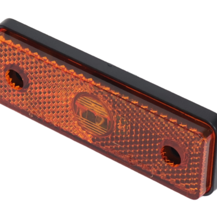 Cantonal Set van 4 oranje/gele markeringslampen - 100x34,5x11,5 mm - inclusief 10 cm 2 aderige draad