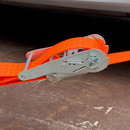 Cantonal Set van 4 spanbanden voor autoambulance - 330x3,6 cm - breekbelasting 3000 kg