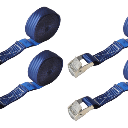 Cantonal Sjorband  blauw 300x2,5 cm (250 kg) - set van 4 stuks