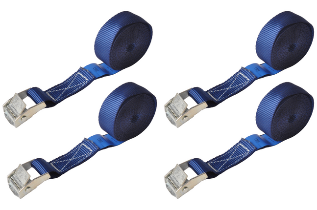 Cantonal Sjorband  blauw 300x2,5 cm (250 kg) - set van 4 stuks