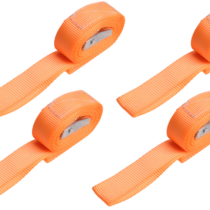Cantonal Sjorband  oranje 195x2,5 cm (250 kg) 2-delig - set van 4 stuks