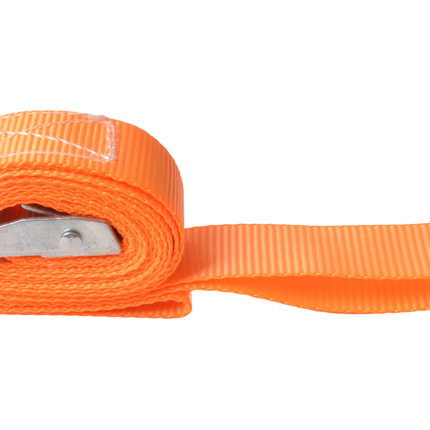 Cantonal Sjorband  oranje 195x2,5 cm (250 kg) 2-delig - set van 4 stuks