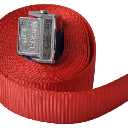 Cantonal Sjorband rood 300x2,5 cm (250 kg) - set van 4 stuks