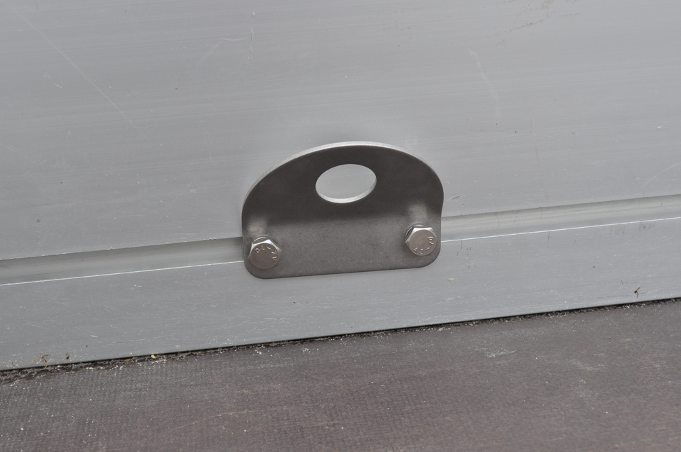 Cantonal Sjoroog 90x74 mm - inclusief tegenstuk 90x18x6 mm - geschikt voor Anssems aanhanger - set van 4 stuks