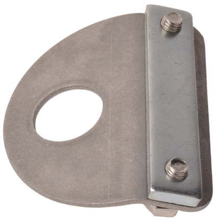 Cantonal Sjoroog 90x74 mm - inclusief tegenstuk 90x18x6 mm - geschikt voor Anssems aanhanger - set van 4 stuks