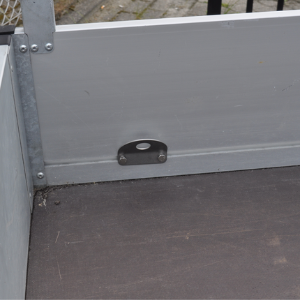 Cantonal Sjoroog 90x74 mm - inclusief tegenstuk 90x18x6 mm - geschikt voor Anssems aanhanger - set van 4 stuks