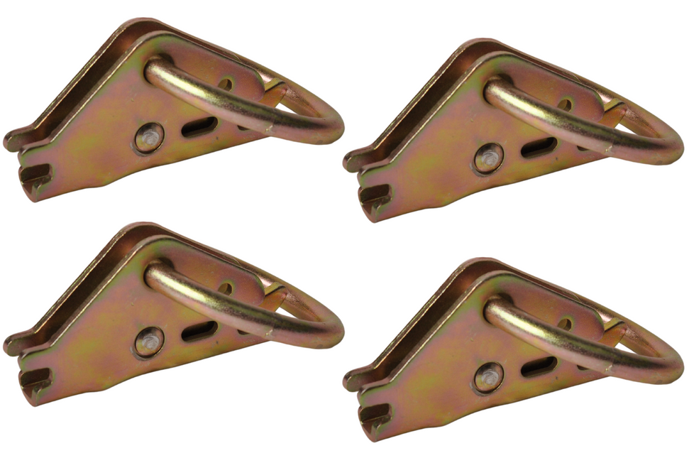 Cantonal Sjoroog voor bevestigingsrails 80x14 mm - set van 4 stuks