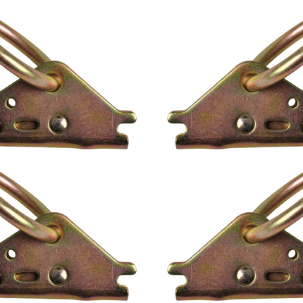 Cantonal Sjoroog voor bevestigingsrails 80x14 mm - set van 4 stuks