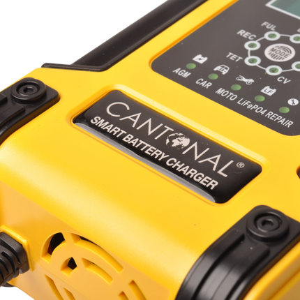Cantonal Slimme acculader 12V/24V – 12A/6A – 7-traps laadproces