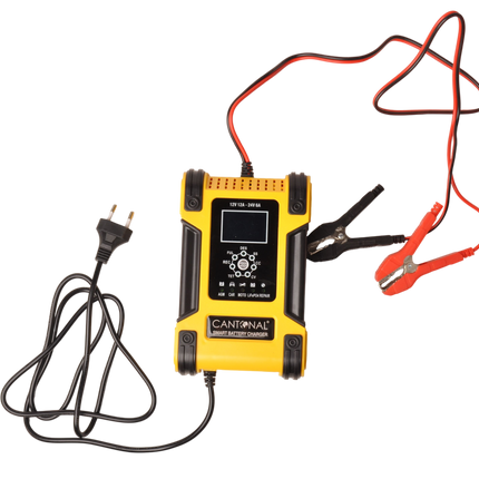 Cantonal Slimme acculader 12V/24V – 12A/6A – 7-traps laadproces
